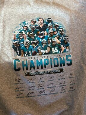 PHILADELPHIA EAGLES SUPERBOW LIX CREW NECK SWEATER SWEATSHIRT